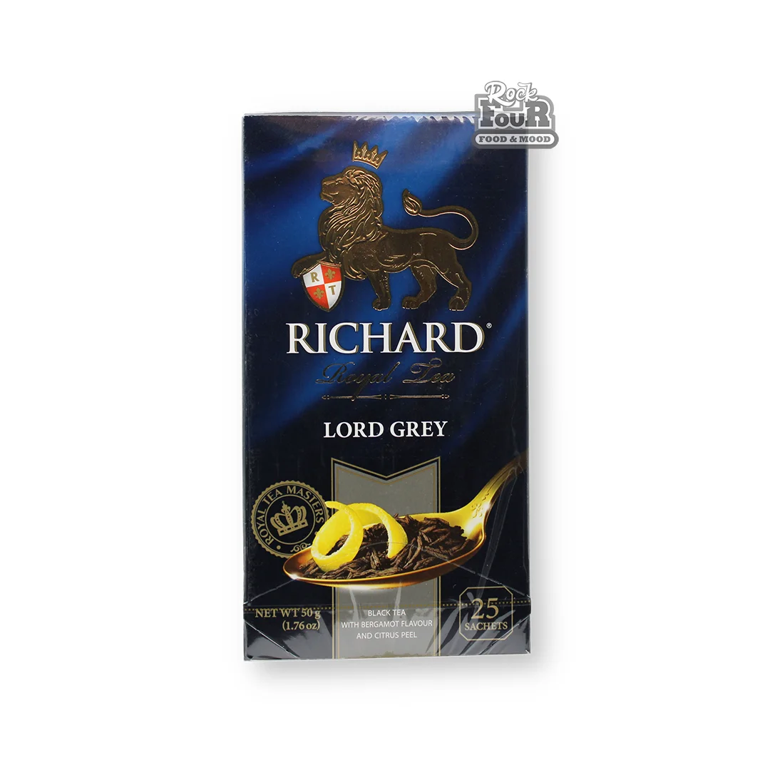 Black tea "RICHARD Lord Grey" Bergamot and lewon 25pcs